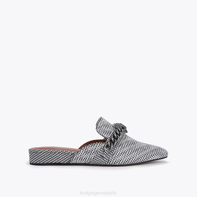 Kurt Geiger mujer mula del chelsea de londres 2LPR362 | calzados plata